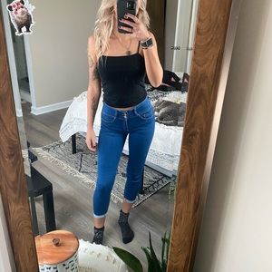 Push Up Cropped Jeggings